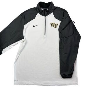 Nike Wake Forest Demon Deacons TEAM ISSUED Men’s 1/4 Zip Pullover Jacket XL